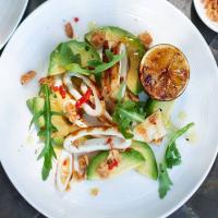 Chilli & lime squid salad image