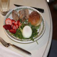 Pork Tenderloin, Arugula, Asparagus & Poached Egg Salad Recipe - (4.5/5)_image
