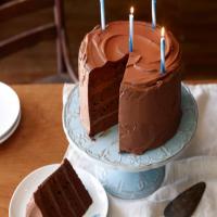 Big Chocolate Birthday Cake image