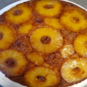 Cherry pie filled pineapple upside down cake image