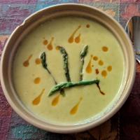 Spicy Cream of Asparagus Soup_image