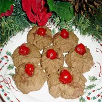 Chocolate Cherry Drop Cookies image