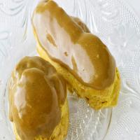 Eclairs with Pastry Cream and Maple-Espresso Glaze image