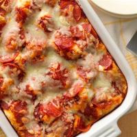 Impossibly Easy Pizza Bake image