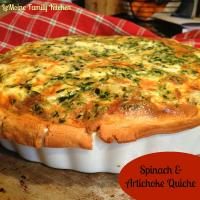 My Spinach & Artichoke Quiche_image