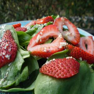 Spinach and Strawberry Salad image