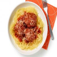 Spaghetti Squash and Meatballs image