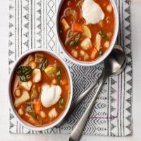 Moroccan Chicken and Vegetable Soup_image