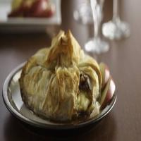 Phyllo-Wrapped Brie with Fig Preserves and Toasted Walnuts image
