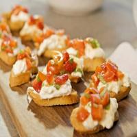 Burrata and Strawberry Bruschetta image