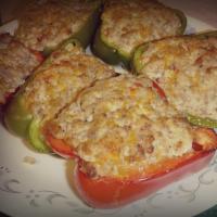Peppers Stuffed with Cream Cheese and Sausage_image