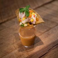 Hamachi Ceviche with Poblano Shooter_image