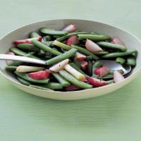 Sauteed Snap Peas with Scallions and Radishes image
