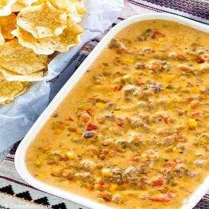 Rotel Dip with Ground Beef | CopyKat Recipes_image