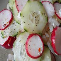 Japanese Style Cucumber and Radish Salad image