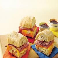 Two-Cheese and Ham French Loaf_image