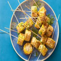 Grilled Corn Skewers with Chipotle- Cilantro Butter image