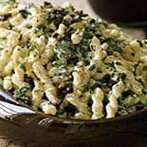 Creamy Pasta with Spinach and Fried Capers Recipe - (4/5)_image