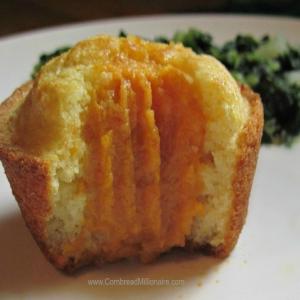 Sweet Potato Stuffed Cornbread Muffins - Cornbread Millionaire_image