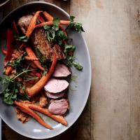 Roast Pork Tenderloin with Carrot Romesco_image