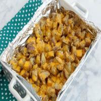 Cheesy Garlic Herb Roasted Potatoes image