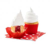Cupcakes with Strawberry Jam and Rosewater Buttercream_image