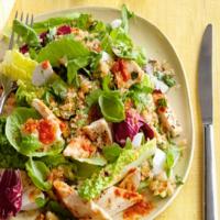 Grilled Chicken Salad With Parmesan Breadcrumbs image