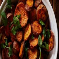 Cardamom-Scented Sweet Potato Rounds with Cilantro image