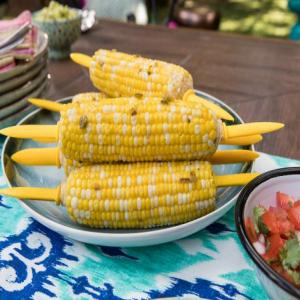 Grilled Corn with Roasted Jalapeno Butter_image