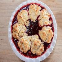 Leftover Cranberry and Cherry Cobbler Pie_image