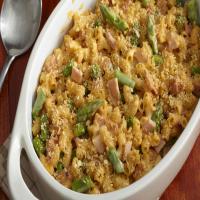 Oven Baked Asparagus-Ham Mac and Cheese image
