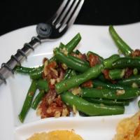 Garlic Green Beans With Bacon_image