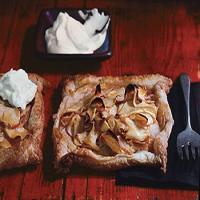 Rustic Apple Tarts with Calvados Whipped Cream_image