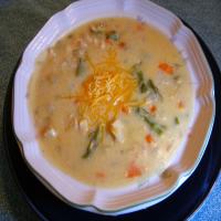 Creamy Chicken Asparagus Soup image