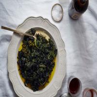 Slow-Cooked Garlicky Greens image