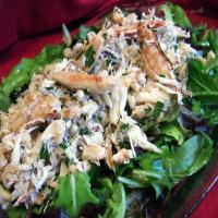 Lemony Crab Salad With Baby Greens image