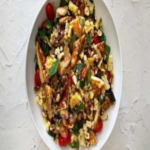 Corn And Halloumi Summer Salad Recipe by Tasty image
