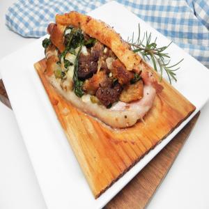 Maple Plank-Grilled Italian Stuffed Pork Chops_image