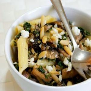 Penne with Mushrooms & Mint_image