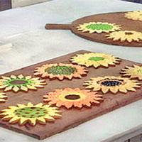 Sunflower Sugar Cookies image