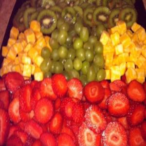 Fresh Fruit And Cheese Tray_image