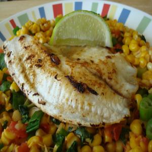 Cumin Fish & Roasted Corn Salsa (21 Day Wonder Diet: Day 10)_image