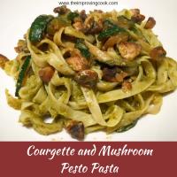 Courgette and Mushroom Pesto Pasta_image