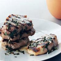 Pork Chops, Grilled with Garlic Lime sauce Recipe - (4/5) image