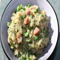 Quinoa With Peas and Sausage image