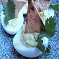 Eggs Stuffed with Creamy Guacamole image