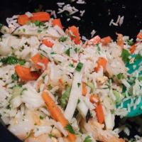 Namasu Rice Salad with Pickled Daikon Radish and Carrots image