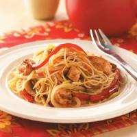 Asian Chicken with Pasta image