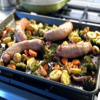 Sausage and Vegetable Sheet Pan Dinner image