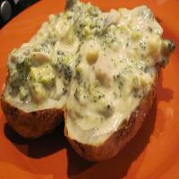 Broccoli and Cheese Topped Potatoes image